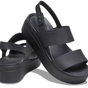 Crocs Brooklyn Low Wedge 10 in black